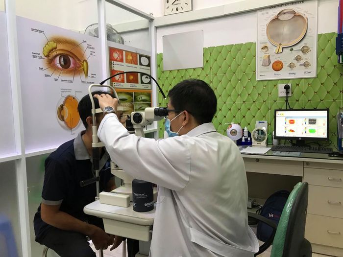 Hình ảnh không gian hiện đại tại Phòng Khám Mắt Thanh Liệt
