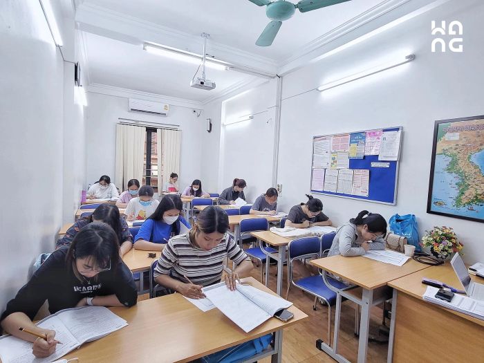 Không gian học tập hiện đại tại Trung Tâm Tiếng Hàn WANG