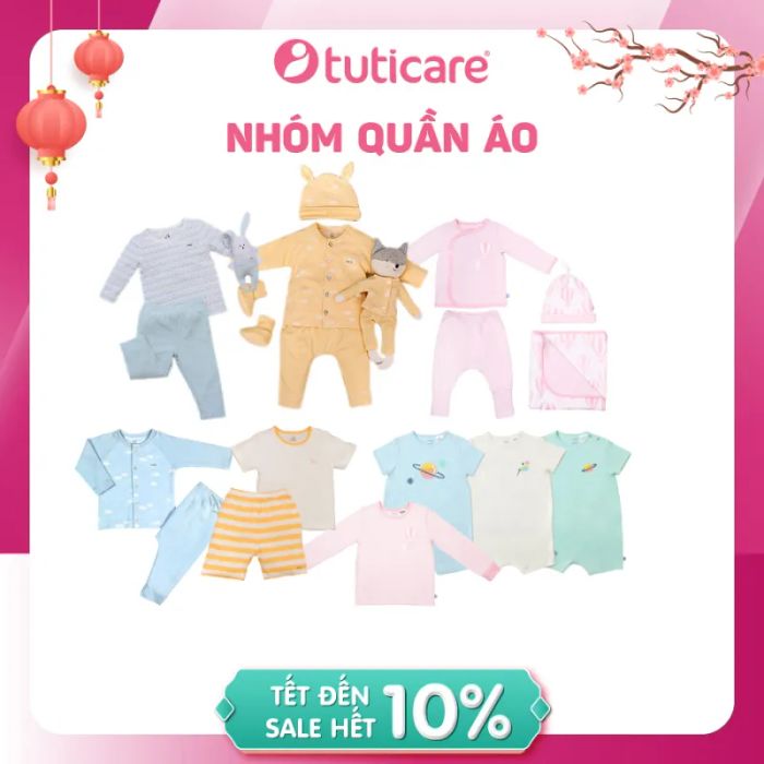 Bộ sưu tập quần áo sơ sinh cao cấp tại Tuti Care