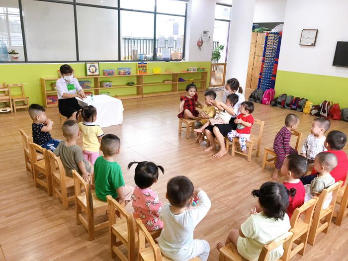 Hình ảnh không gian học tập tại Trường Mầm Non Sammy