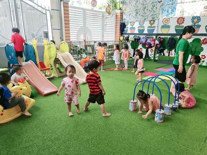 Không gian học tập đầy màu sắc tại Mầm Non Họa Mi