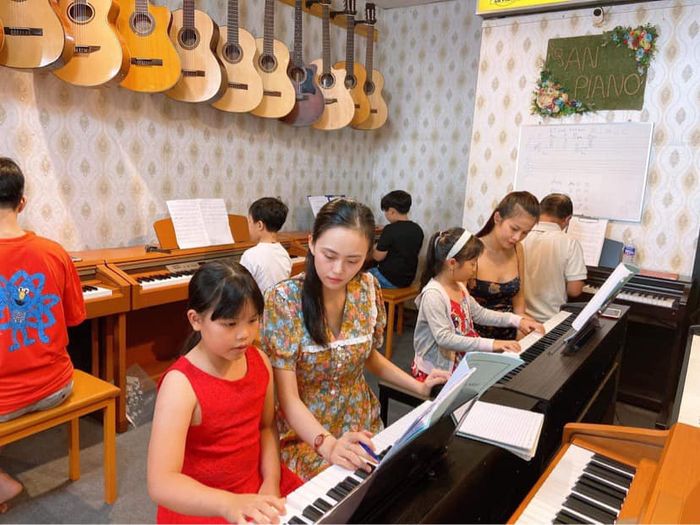 Hình ảnh lớp học chất lượng cao tại An Piano