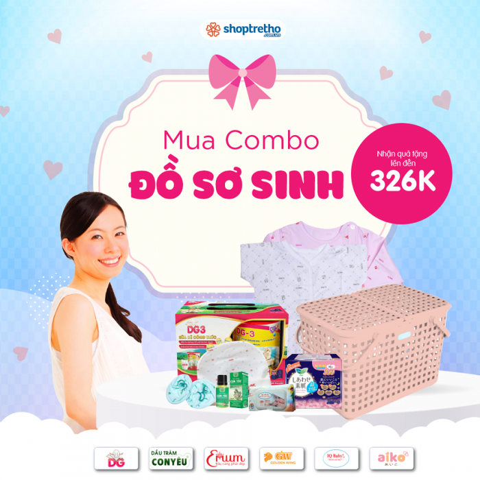 Góc trưng bày sản phẩm chất lượng tại Shop Trẻ Thơ