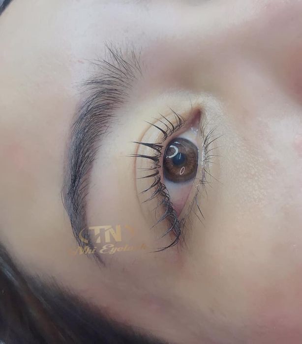 Thành phẩm nối mi tự nhiên, tinh tế tại Nhi Eyelash