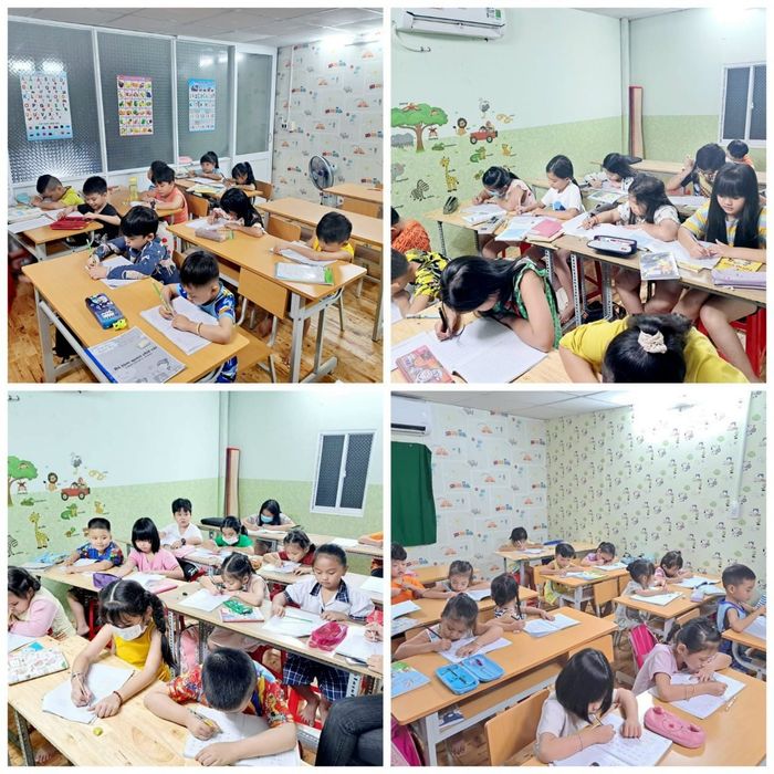 Hình ảnh sinh động về lớp học tại Ngân Hà
