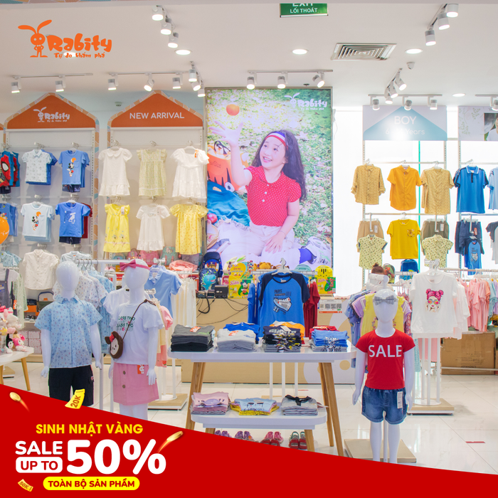 Bộ sưu tập đa dạng màu sắc tại cửa hàng Rabity