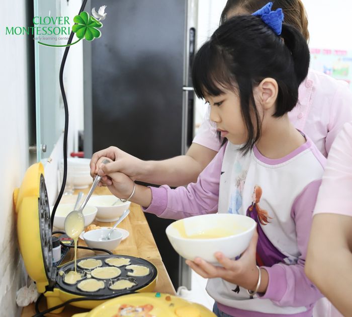 Hoạt động ngoại khóa đầy màu sắc tại Clover Montessori