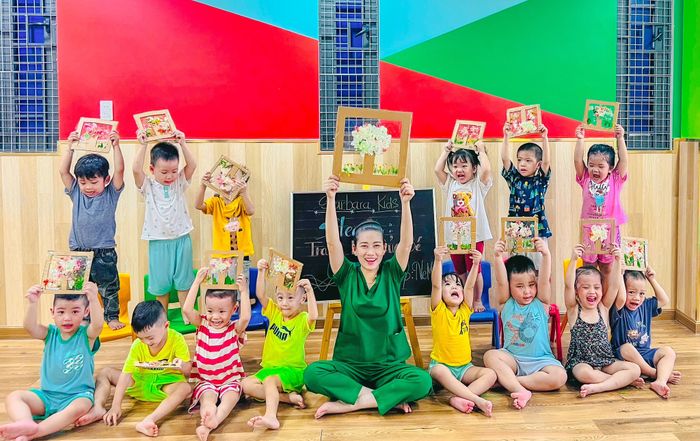 Góc học tập Montessori tại Barbara Kids