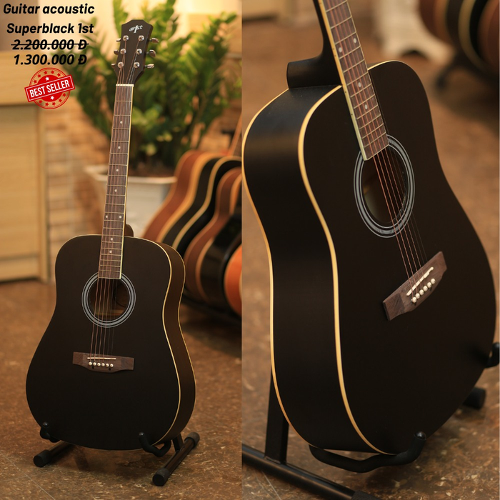 Không gian trưng bày đàn guitar tại HandMusic