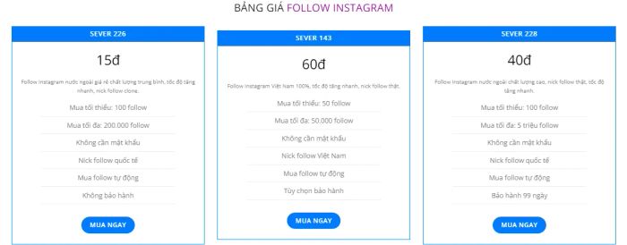 Hình ảnh thành công từ dịch vụ tăng follow Instagram của VinaFabo