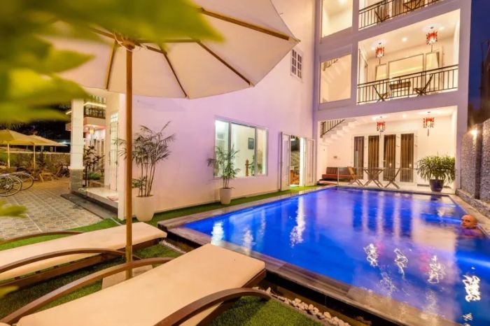 Ảnh 1: Không gian xanh mát đầy nghệ thuật tại Horizon Homestay Hoi An