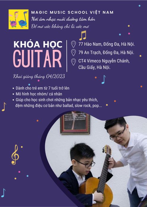 Buổi biểu diễn báo cáo của học viên Magic Music