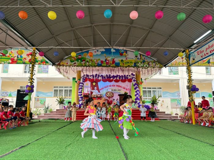 Không gian học tập đầy màu sắc tại Trường Mầm Non Tân Đồng