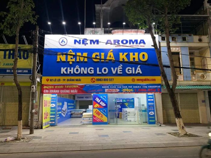 Hình ảnh showroom Nệm giá kho Quy Nhơn