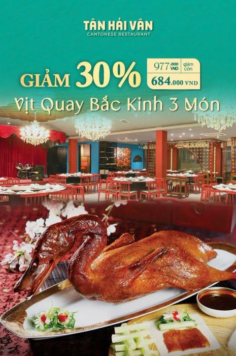 Tân Hải Vân - Không gian ẩm thực sang trọng phong cách Trung Hoa