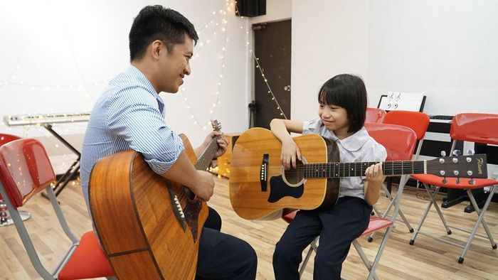 Hình ảnh không gian đào tạo tại Trung Tâm Âm Nhạc 14R