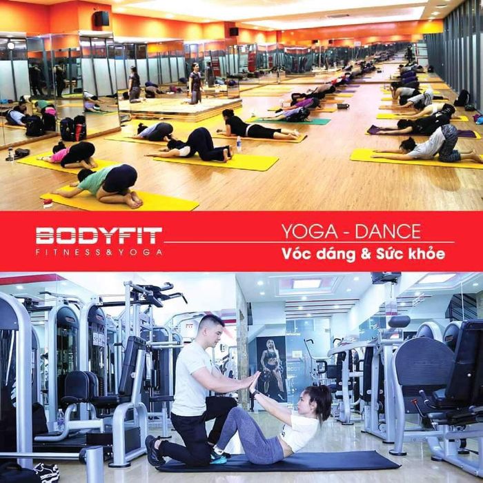Không gian tập luyện thanh tịnh tại Bodyfit Fitness & Yoga Centers