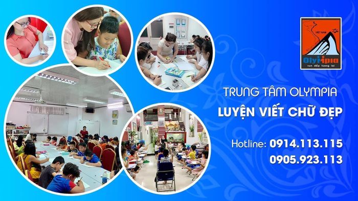 Hình ảnh thực tế lớp học tại Trung Tâm Luyện Chữ Đẹp Olympia - Ảnh 1