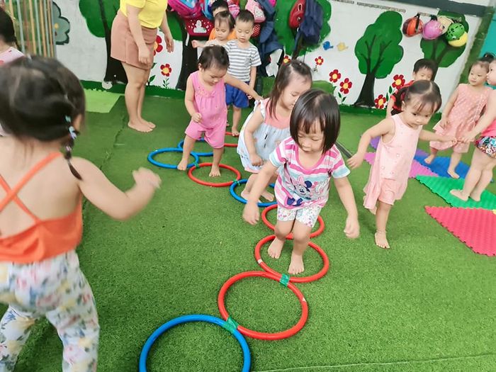 Hoạt động vui chơi sáng tạo tại Mầm Non Họa Mi Vũng Tàu