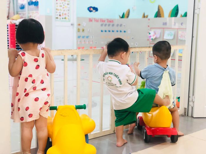 Khu vui chơi sáng tạo tại Trường mầm non Thiên Minh