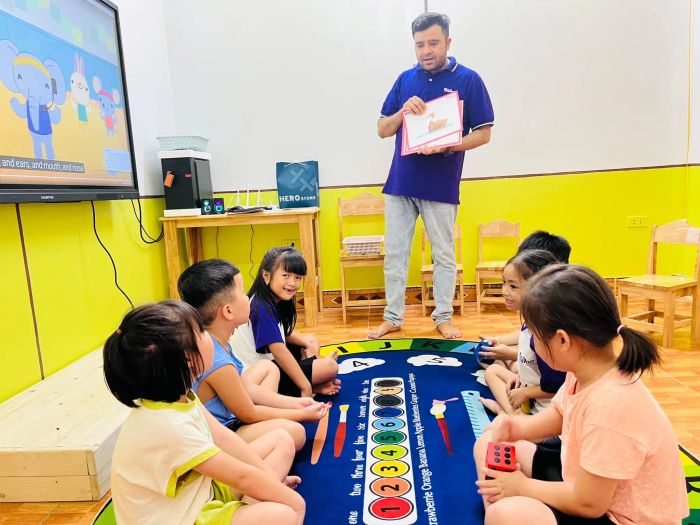 Lớp học vui nhộn tại Popodoo Smart English Bá Hiến