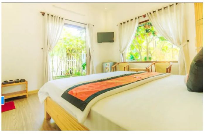 Ảnh 2: Khu vườn xanh mướt đầy thơ mộng