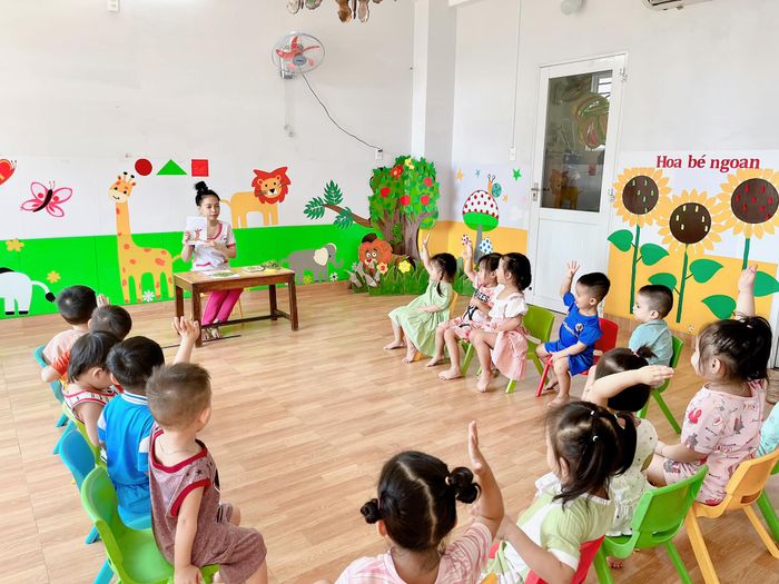 Góc học tập sáng tạo tại Trường Mầm Non Sen Hồng