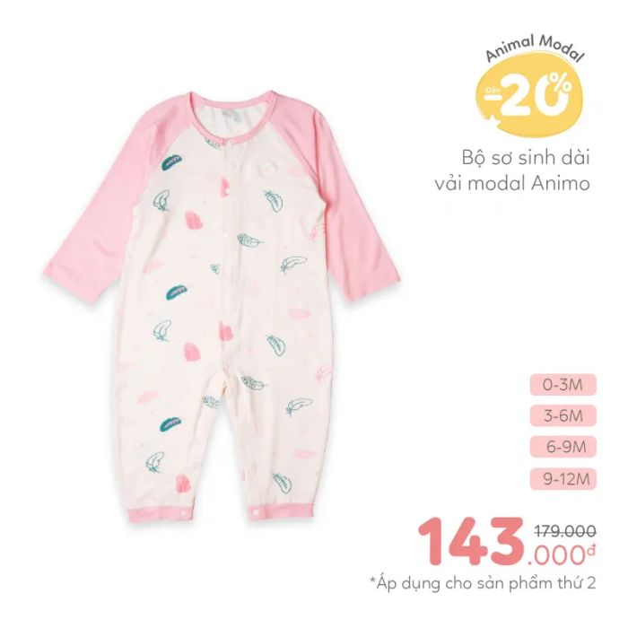 Bộ sưu tập quần áo sơ sinh đa dạng tại Shop Con Cưng