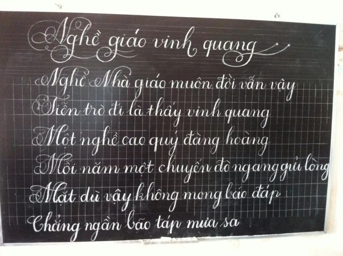 Thành tích học viên xuất sắc tại Luyện Chữ Đẹp Cô Trinh