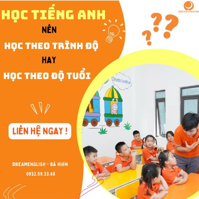 Không gian học tập hiện đại tại Dream English