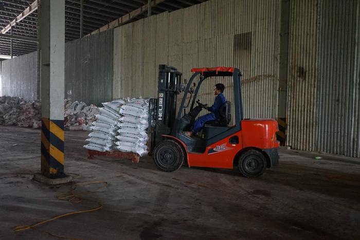 Kho hàng hiện đại của Tổng công ty CP Vật tư Nông nghiệp Nghệ An