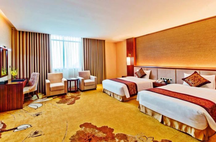 Không gian tiện nghi tại Mường Thanh Luxury Quảng Ninh - view thành phố và vịnh biển