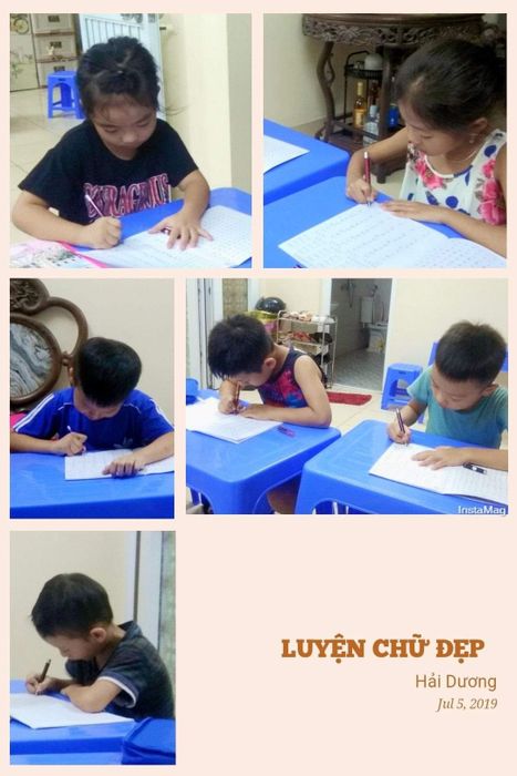 Khoảnh khắc đáng nhớ trong giờ học tại Luyện Chữ Hồng Trang