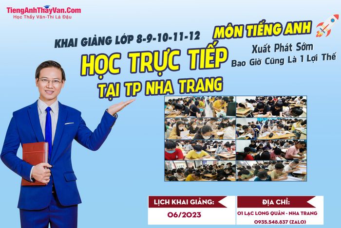 Hình ảnh lớp học Tiếng Anh Thầy Đặng Tiến Văn