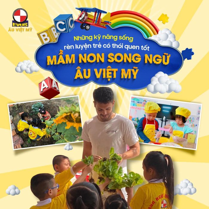 Khoảnh khắc học tập đáng yêu tại Mầm Non Song Ngữ Âu Việt Mỹ - Nơi kiến thức được truyền tải qua những trải nghiệm đa văn hóa đầy màu sắc
