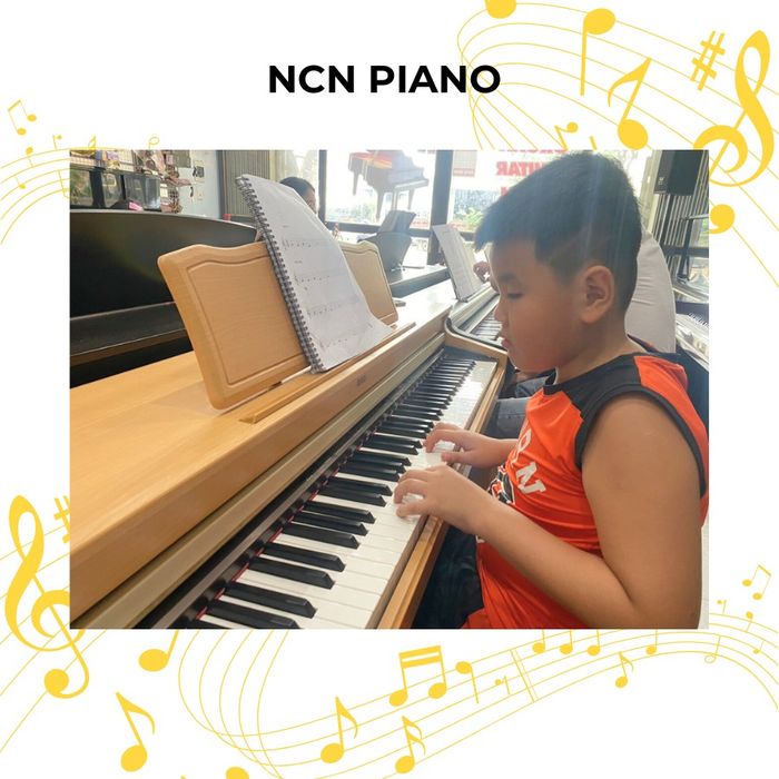 Không gian đào tạo chuyên nghiệp tại NCN Piano