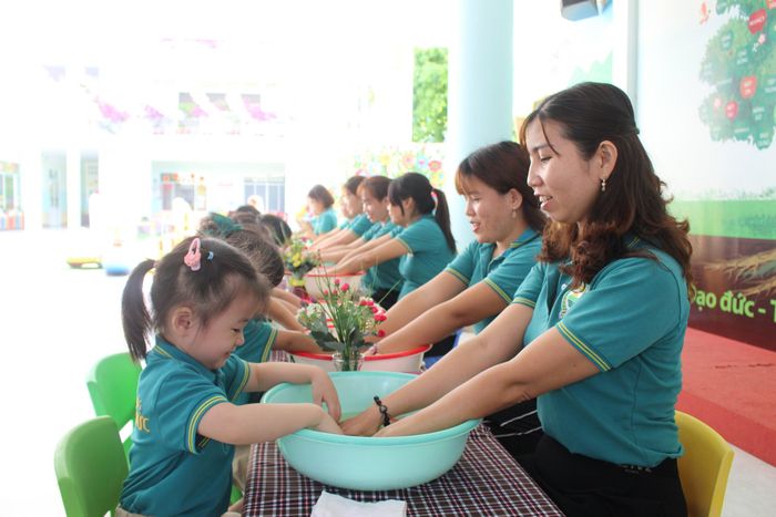 Không gian học tập hiện đại tại Mầm Non Xanh Tuệ Đức