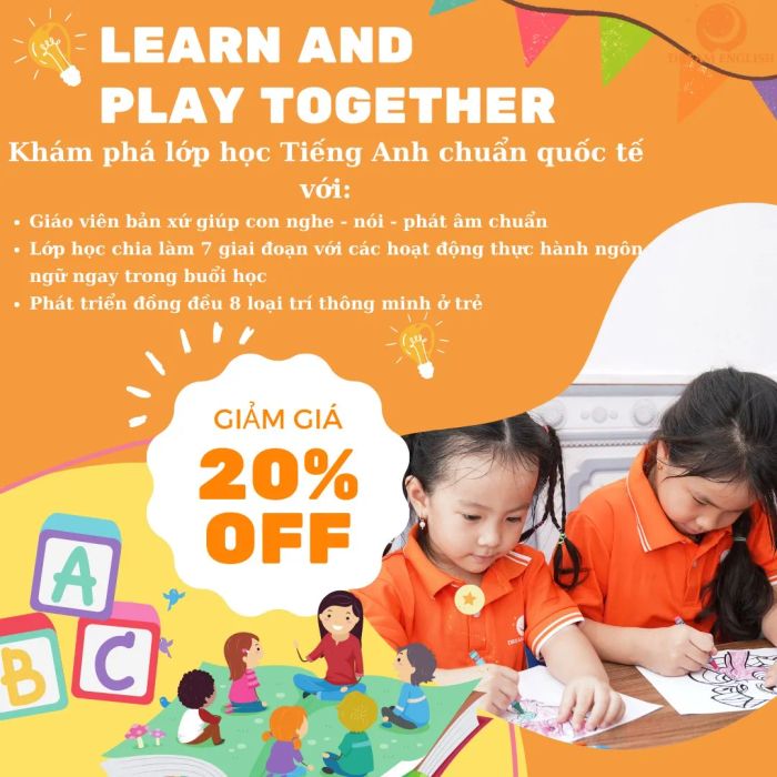 Hoạt động ngoại khóa sôi động tại Dream English