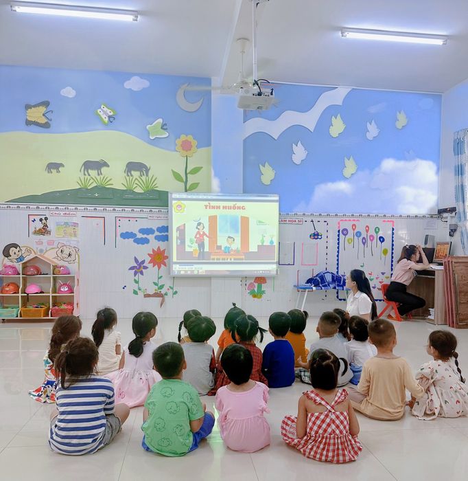 Hình ảnh không gian học tập tại Trường Mầm Non Trinh Vương
