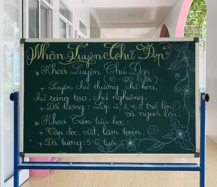 Không gian học tập lý tưởng tại Luyện Chữ Đẹp Cô Nam