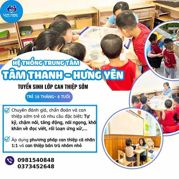 Hình ảnh trị liệu tại Trung Tâm Tâm Thanh - Nơi chắp cánh ước mơ nhỏ