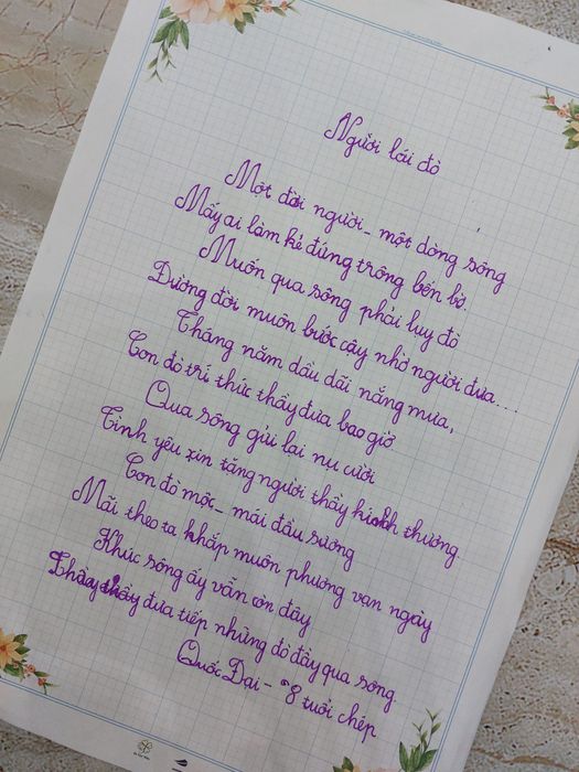 Khám phá bộ sưu tập hình ảnh đẹp mắt từ lớp luyện chữ của Cô Thúy - Nơi nghệ thuật viết chữ được tôn vinh.