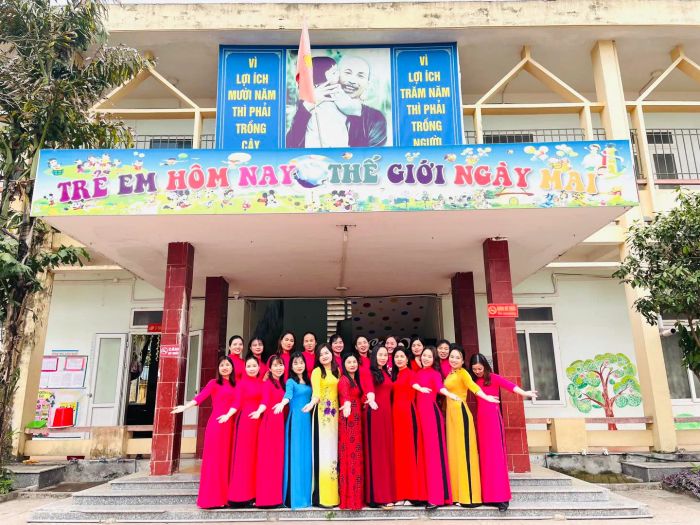 Không gian học tập đầy màu sắc tại Trường Mầm non Đạo Trù