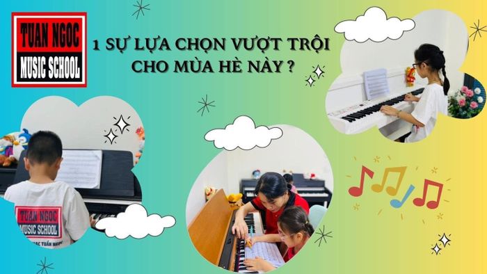 Không gian nghệ thuật đầy cảm hứng tại Trường Nhạc Tuấn Ngọc