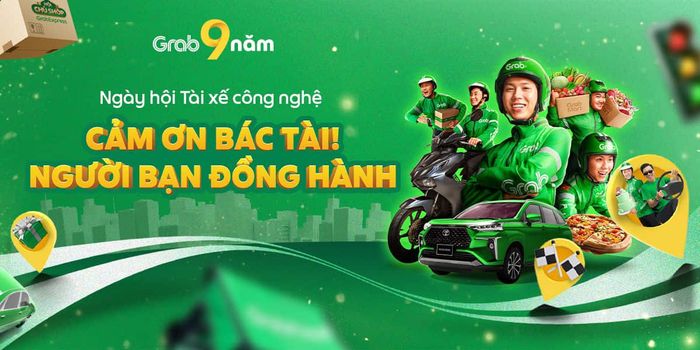 Giao diện ứng dụng Grab