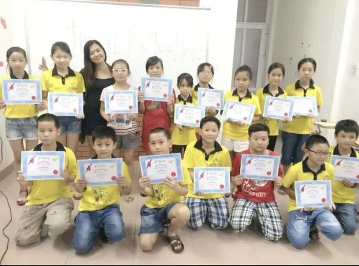 Hình ảnh không gian học tập hiện đại tại Trung tâm Anh ngữ Ecolink