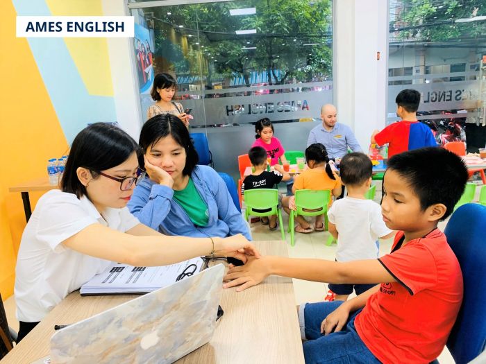 Không gian học tập hiện đại tại AMES English