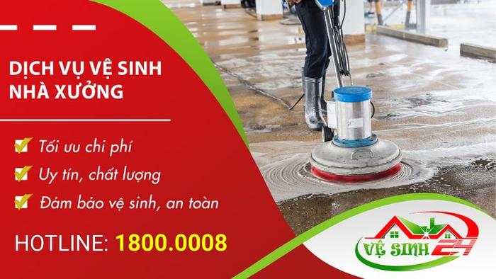 Hình ảnh minh họa dịch vụ vệ sinh chuyên nghiệp của Công ty Vệ sinh 24H