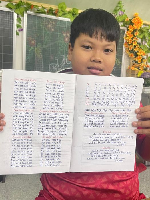 Hình ảnh lớp học tại Luyện Chữ Cô Thu