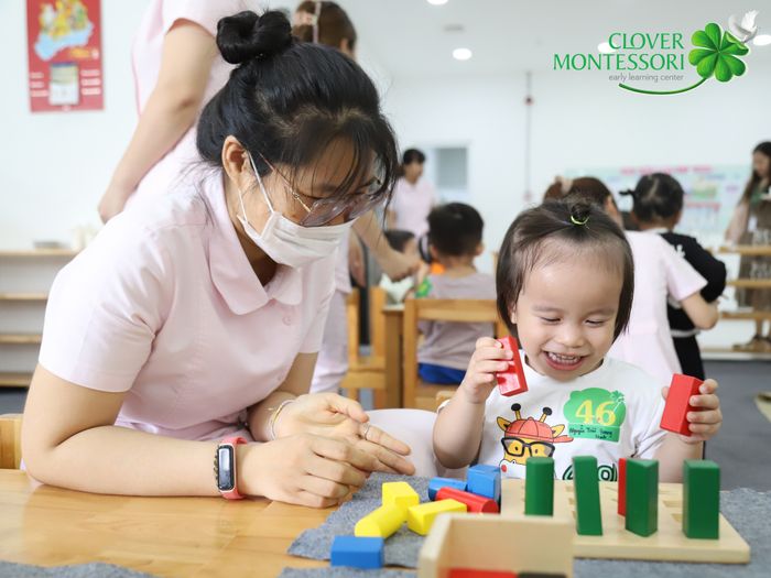 Không gian học tập sáng tạo tại Clover Montessori